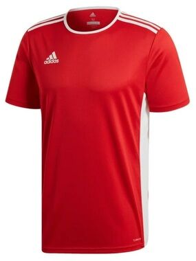 Adidas Aeroready Red and White Soccer Short Sleeve Jersey Men’s Size Medium